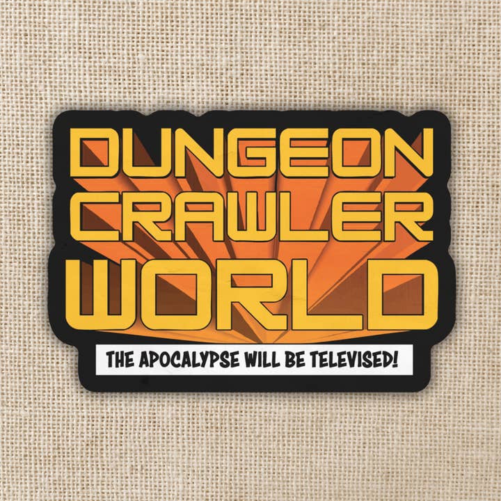 Dungeon Crawler World Sticker | Dungeon Crawler Carl for wholesale by Kingdom of Threads