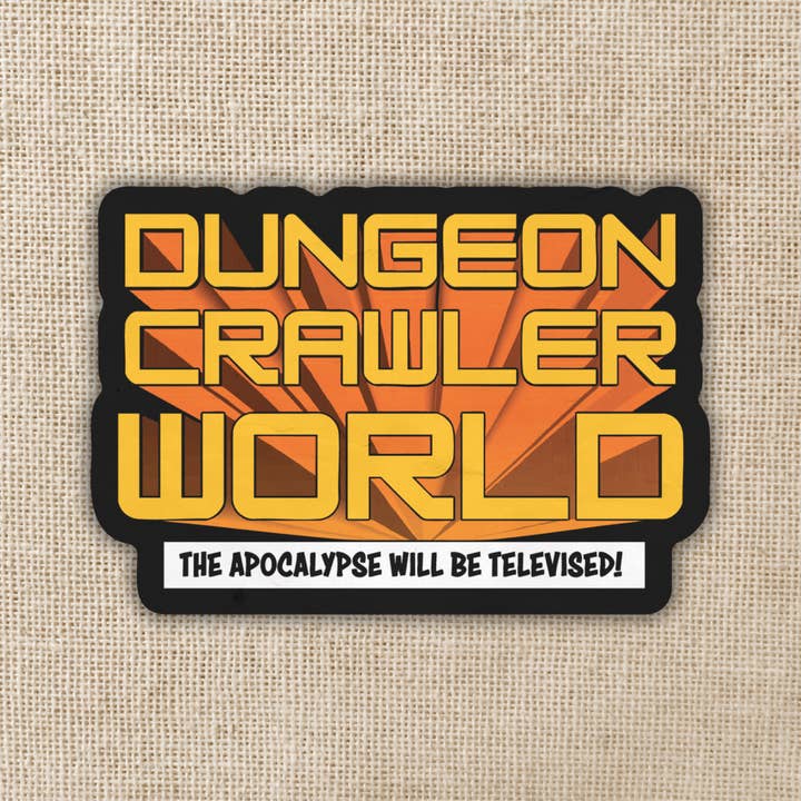 Dungeon Crawler World Sticker | Dungeon Crawler Carl for wholesale by Kingdom of Threads