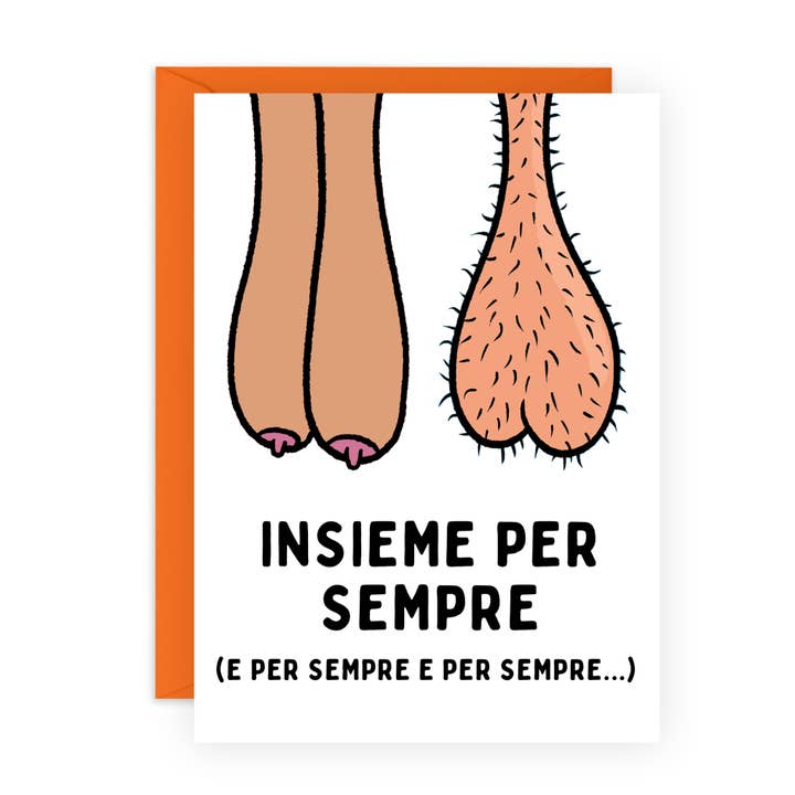 INSIEME PER SEMPRE Cartão de Amor Divertido para Ele, Ela por atacado de Central 23 Cards