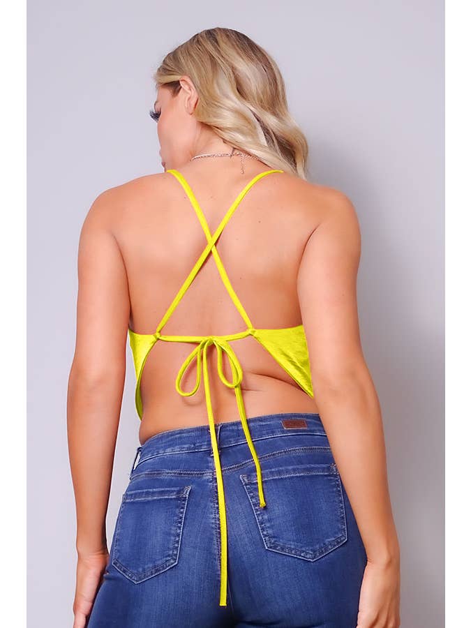 CEFIAN FASHION - Wholesale Blouse - Women's - SUNSET NIGHTS SATIN SCARF TOP6