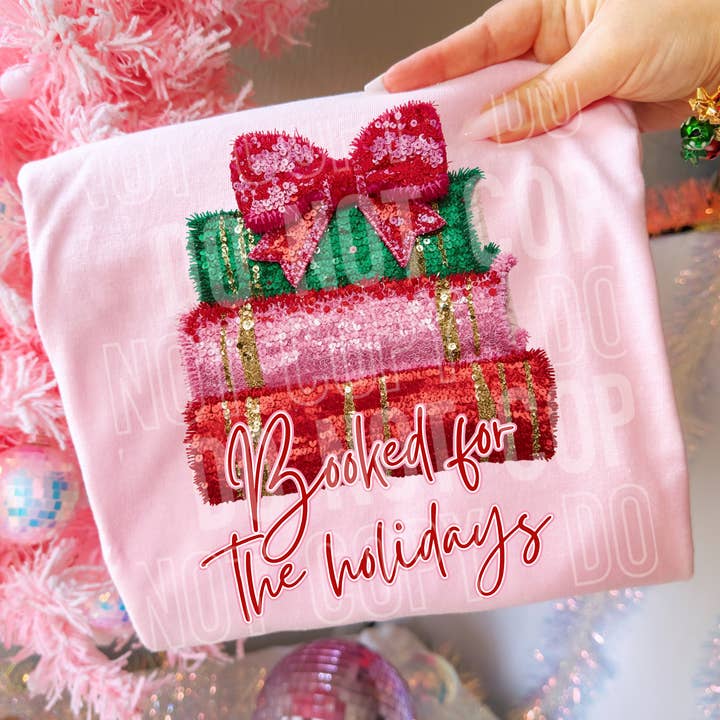 Reservado para as Férias Impressão DTF por atacado de 6:19 Creative