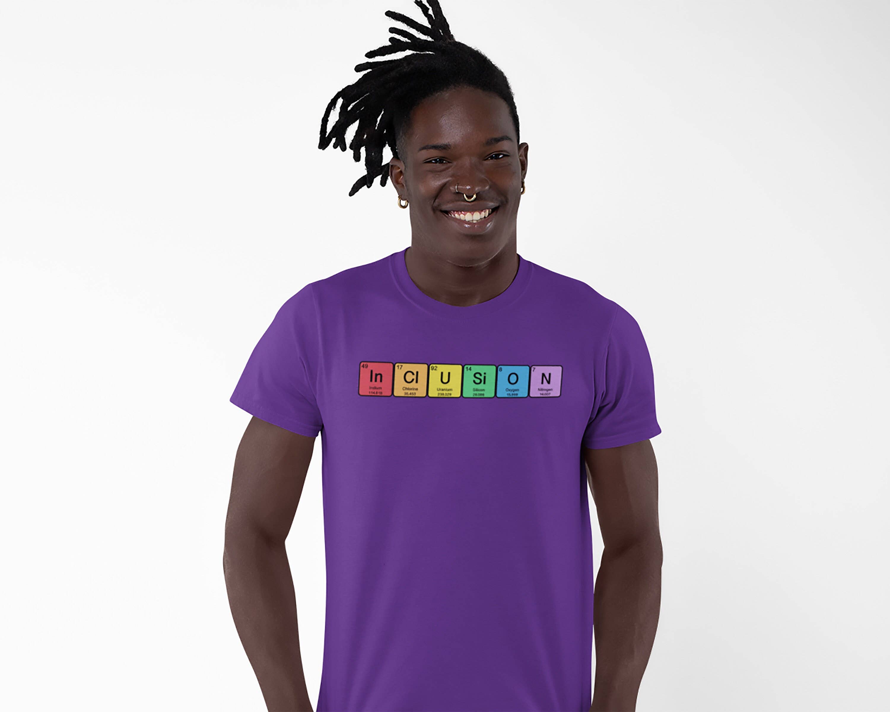 Science & Snark - Wholesale Screen Printed T-Shirt - Women's - The Elements of Inclusion4