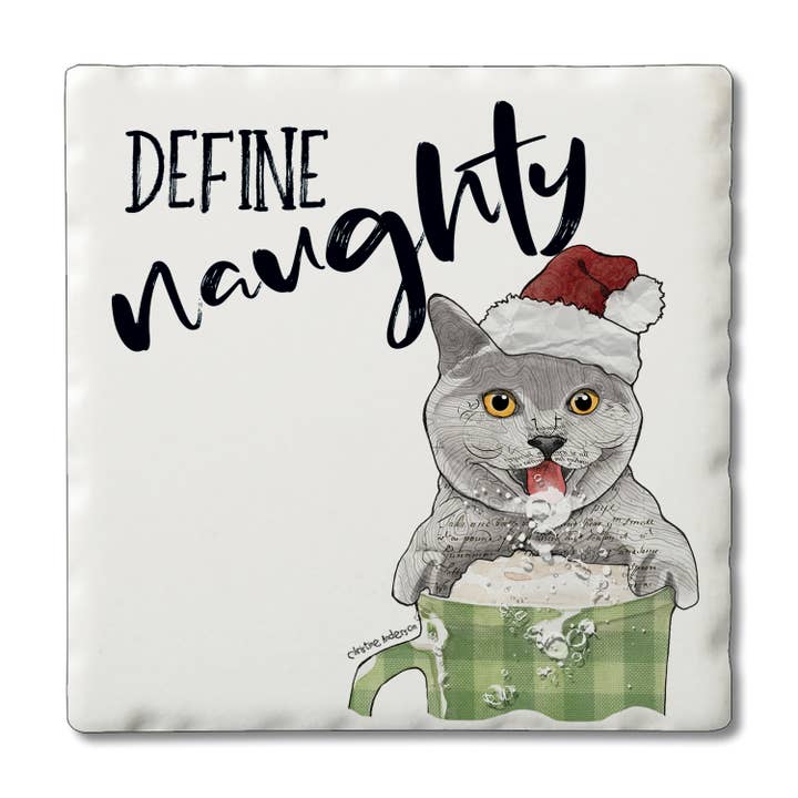 CounterArt/Highland Home/Thirstystone/CoasterStone - Wholesale Retailer Display - Home & Living - Naughty Pets Pre-Packed Single Coaster Display