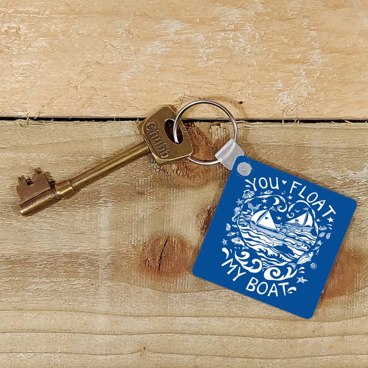 Key Ring – You Float My Boat for wholesale by Port and Lemon