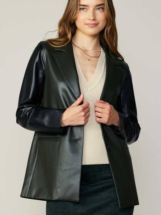 Färgblandad Taylor Läderjacka för wholesale av Current Air