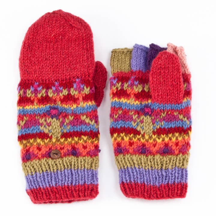 Lost Horizons Canada - Wholesale Mittens - Women's - Galena - Wool Finger Mittens2
