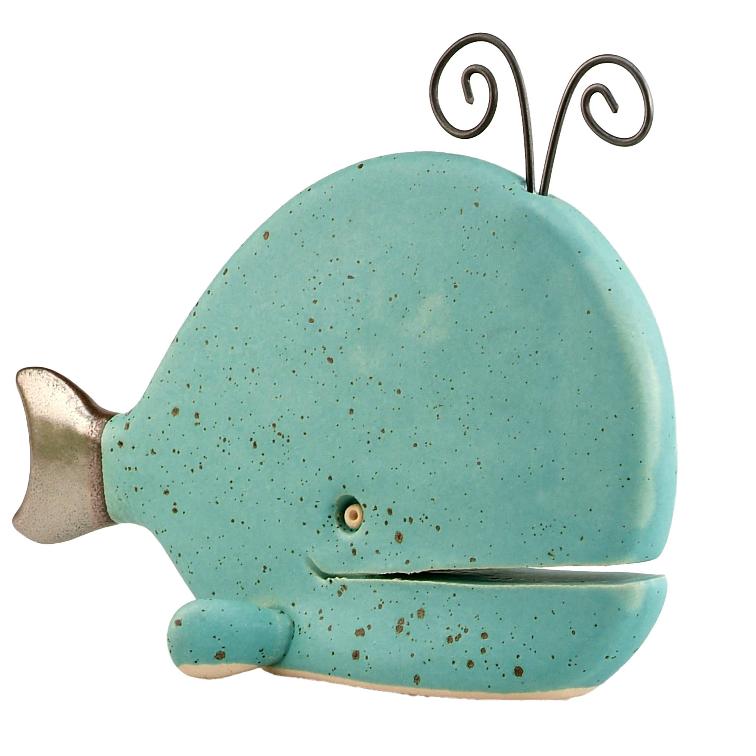 Enigma Supplies - Venta al por mayor Figura decorativa - Figura de cerámica con diseño de ballena con caño3