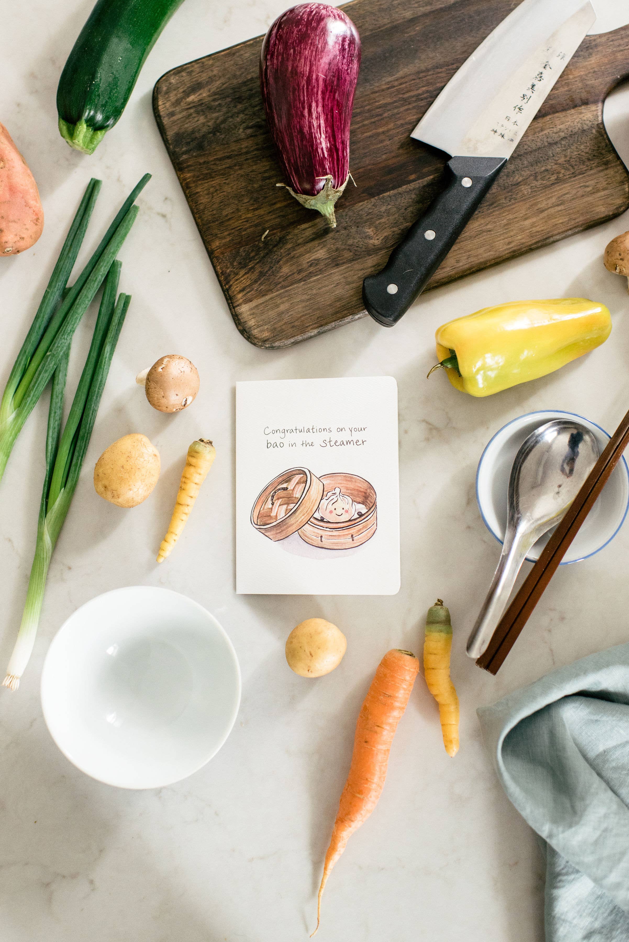 Gotamago - Vente Cartes bébé - Bébé Bao - Carte pour futurs parents1