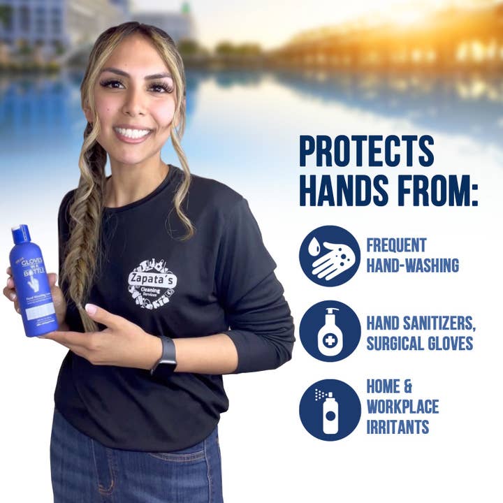 Gloves In A Bottle - Wholesale Hand Cream/Lotion - Gloves In A Bottle Hand Shielding Lotion, 8 oz