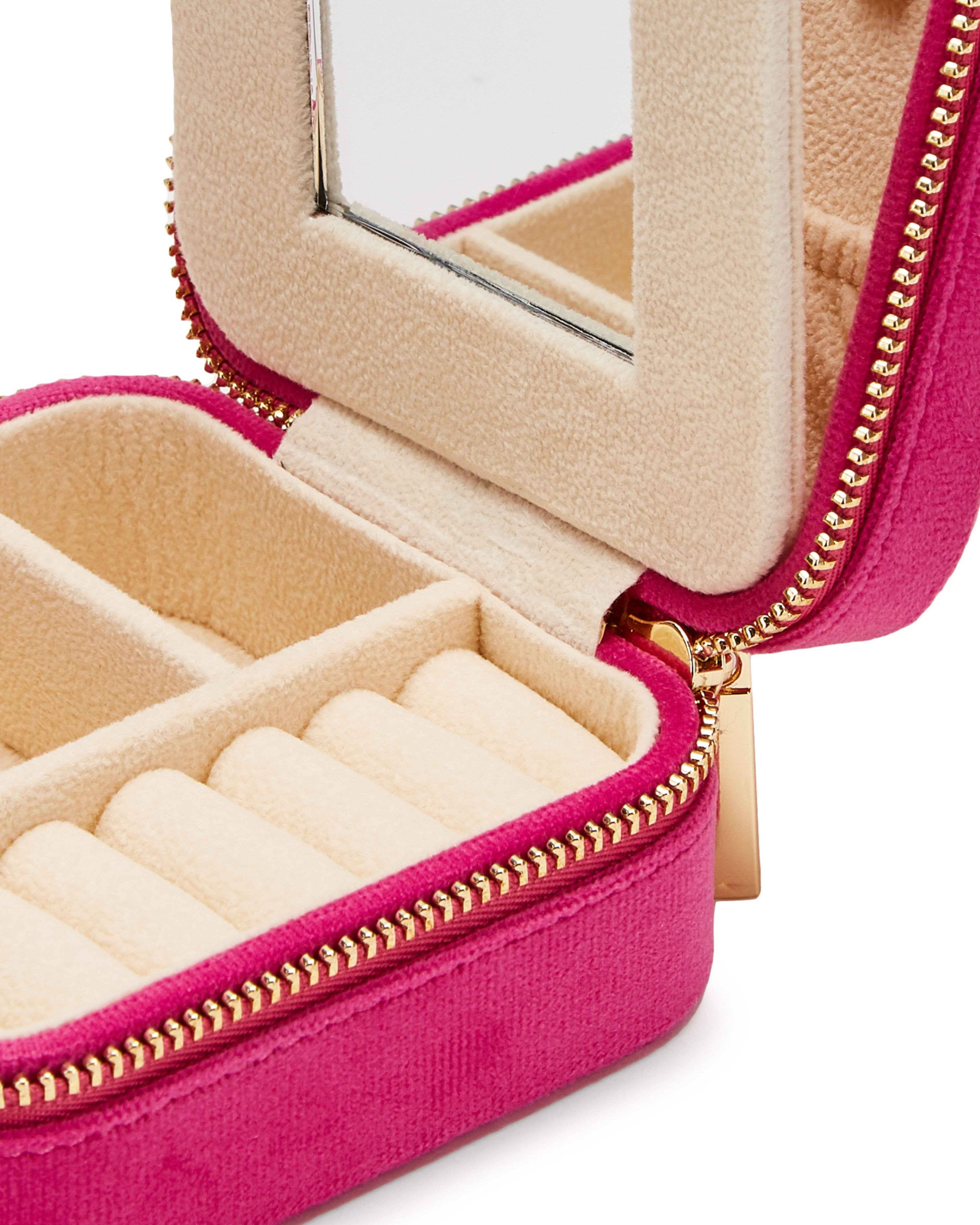 SOCASES - Wholesale Jewelry Box/Organizer - ORGANIZER & TRAVEL COMPANION col. pink orchid3