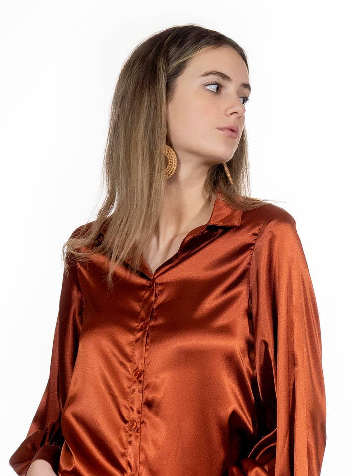 Redeas Red Blouse para venta al por mayor de SOHUMAN