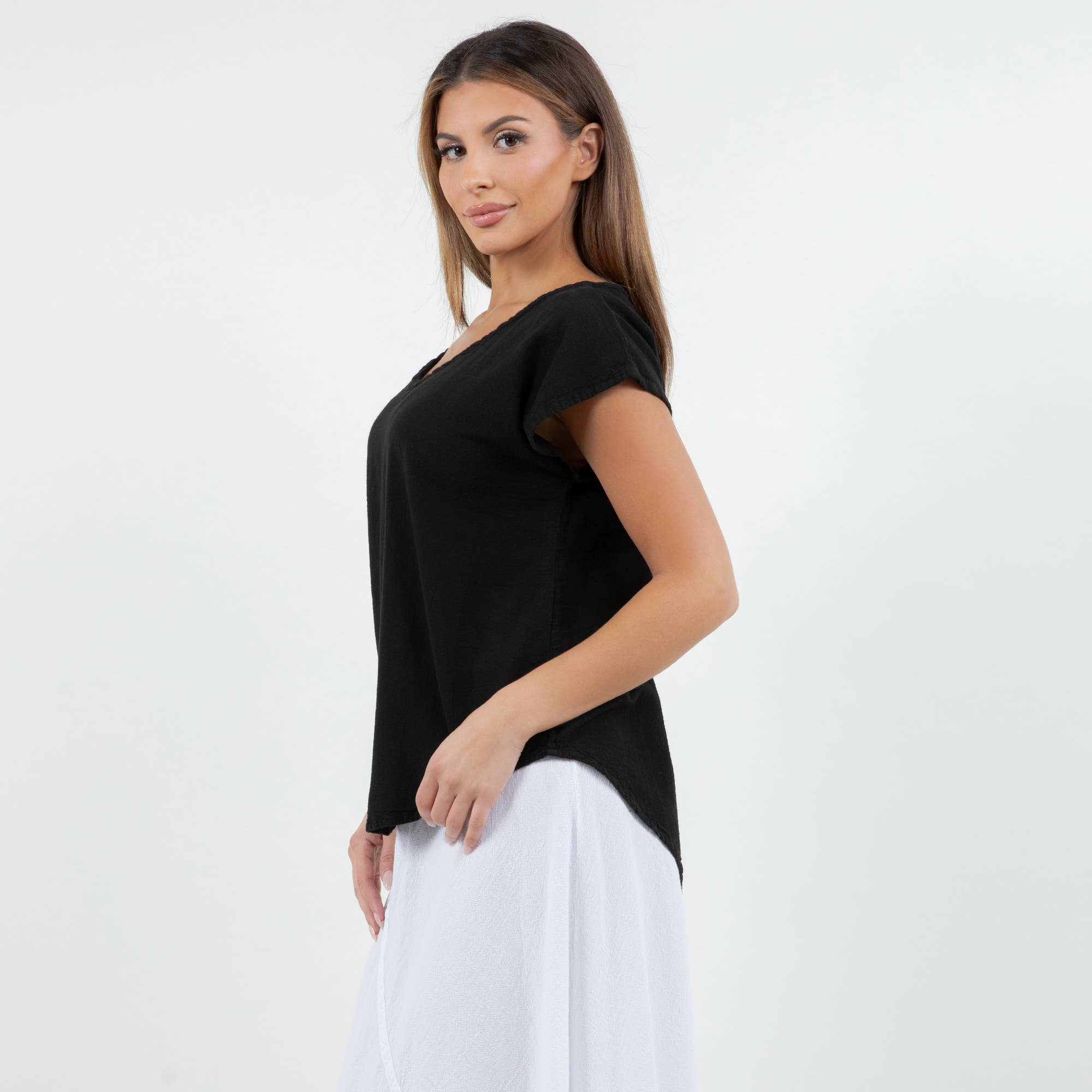 Cottonways – Großhandel Bluse – Damen – Meagan Top aus 100% — perfekte Mullgarmgarnitur aus Baumwolle7