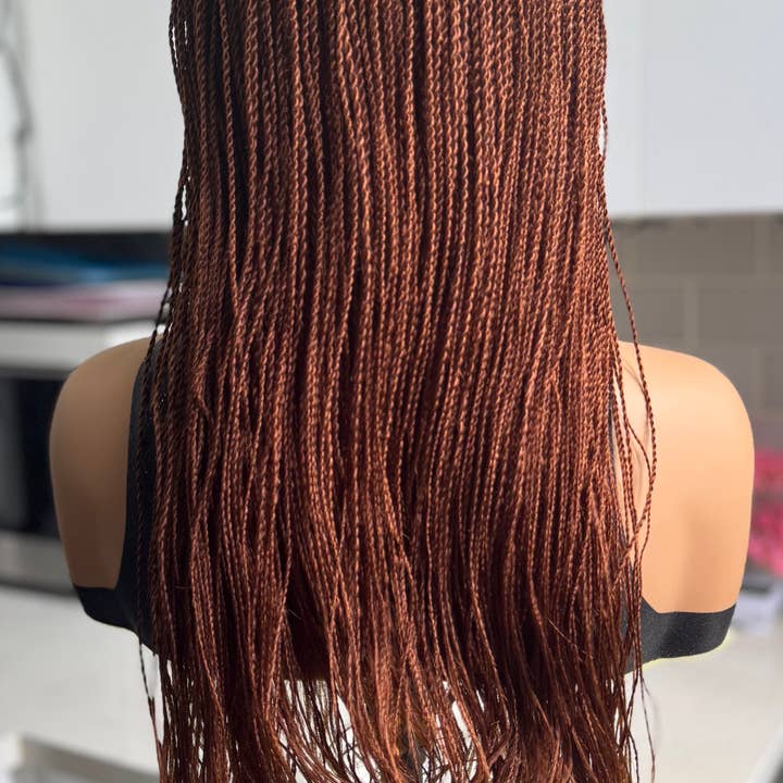 DeNob Handmade Twist Million Braids Wig 28 Inches – Color 30 for wholesale by DeNob creations