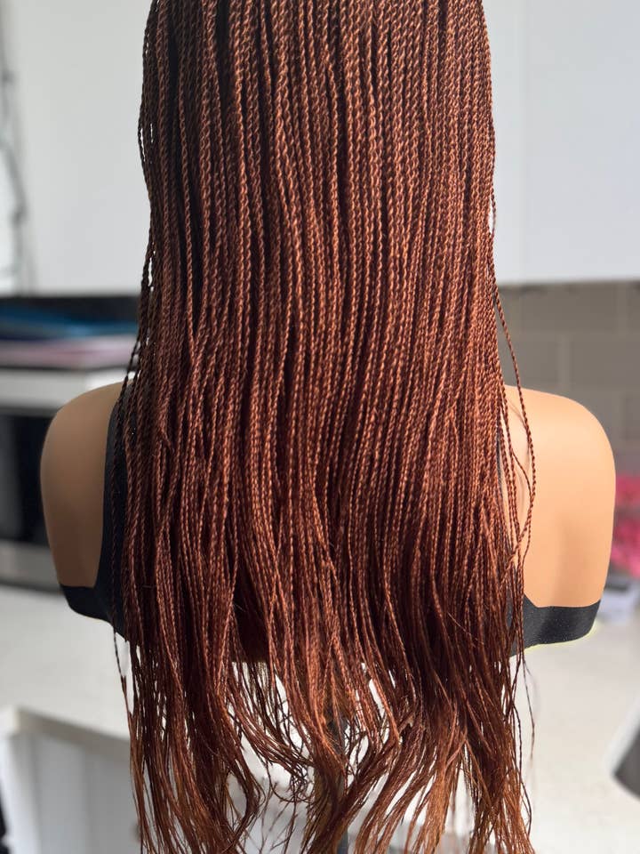 DeNob Handmade Twist Million Braids Wig 28 Inches – Color 30 for wholesale by DeNob creations