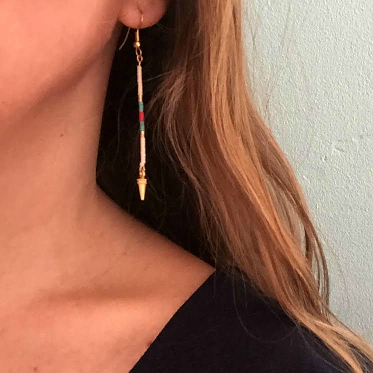 Libby & Smee - Wholesale Dangle Earrings - Beaded Stick Earrings2
