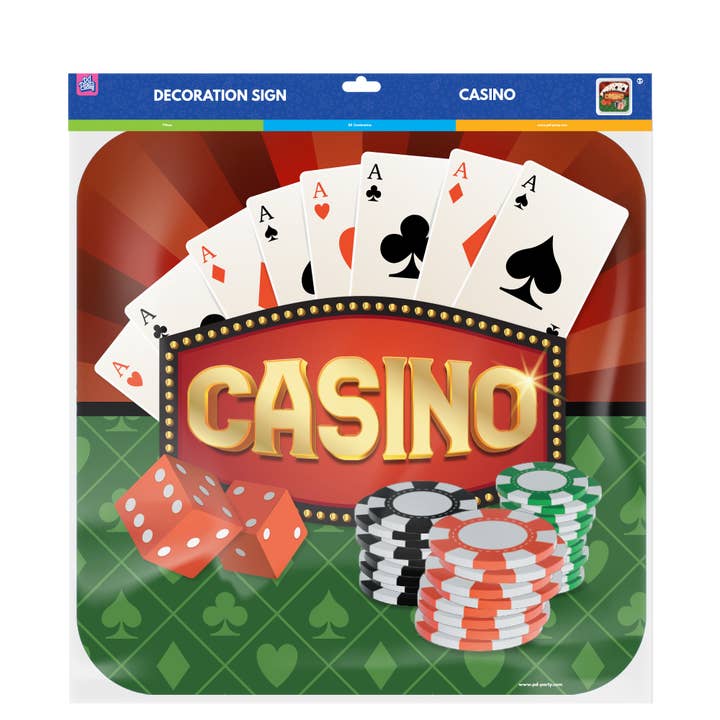 PD Party - Wholesale Bord/bordje - Decoratieschild - Casino1