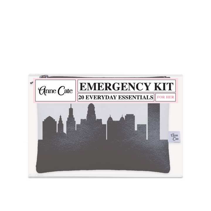 Buffalo New York Skyline Mini Wallet Emergency Kit - For Her for wholesale by Anne Cate