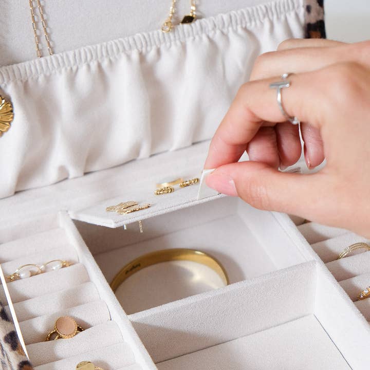 Anne leopard jewelry box for wholesale on Faire1
