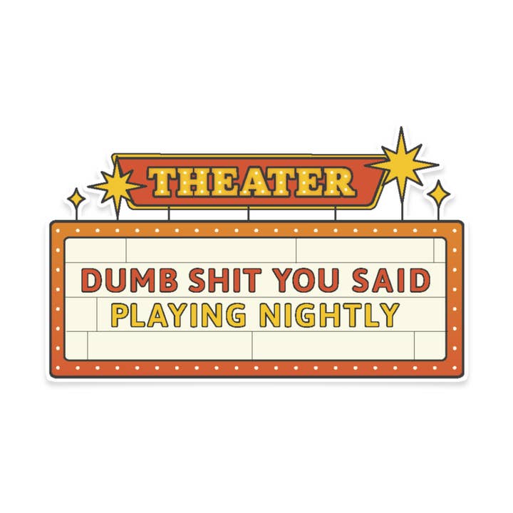 Autocollant Overthinking pour la vente par The Franki Hanke