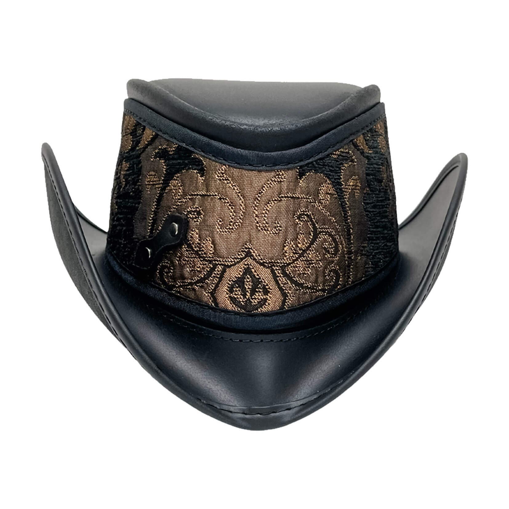 American Hat Makers - Vente Chapeau en feutre – unisexe - Chapeau de Festival en Cuir - Style Réversible Ren24