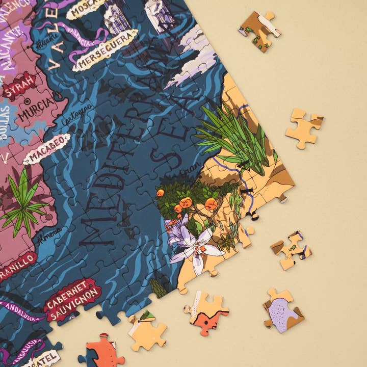 Water & Wines - Wholesale Puzzle - Adult - Wine Puzzle - Spain