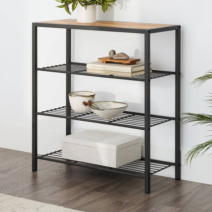 Kick Off Your Shoes Rack + Console Table • 4-Tier for wholesale by RENEW