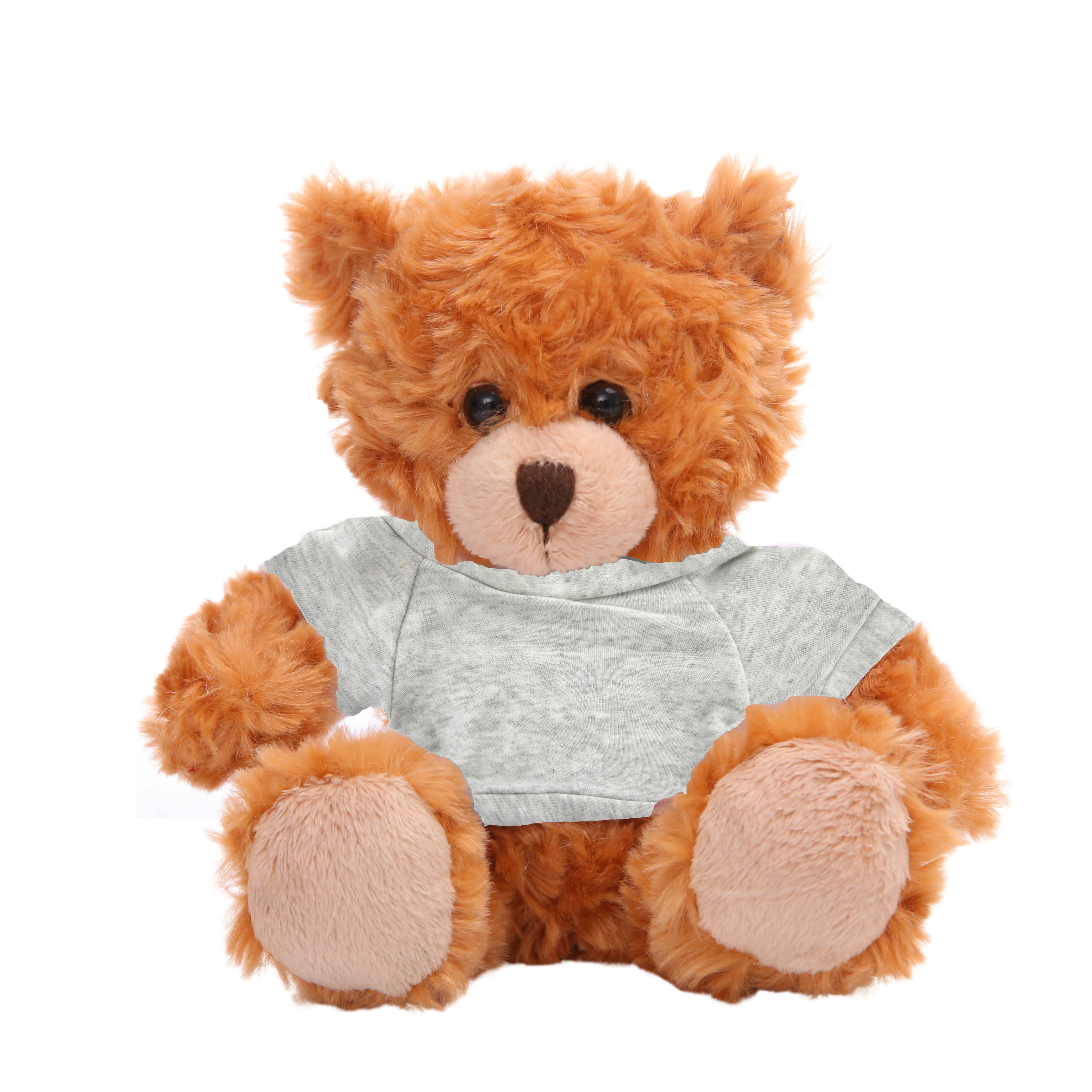 Plushland – wholesale Fyllda/plyschleksaker - Barn och baby – 12" Personlig nallebjörn i T-shirt | Anpassad plyschbjörn9