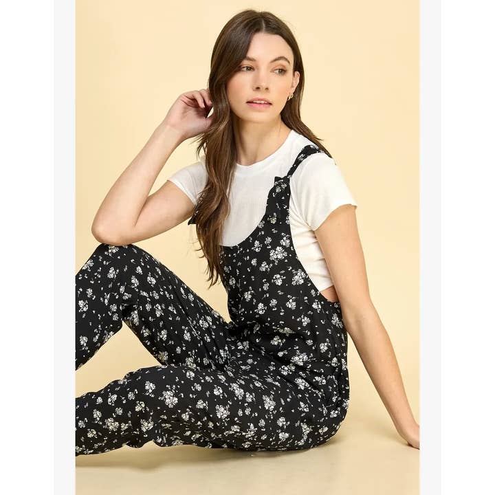 TIE SHOULDER OVERALL & TEE SET-A438566J31 for wholesale by Winslow Collection