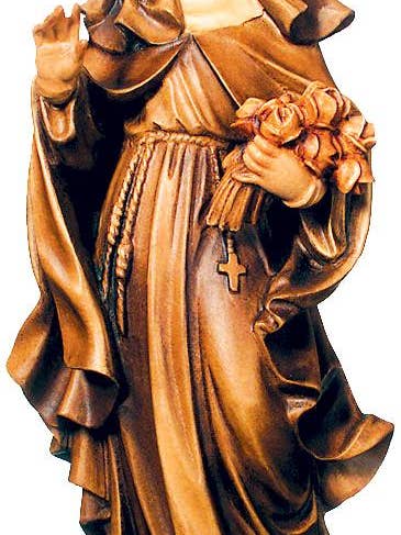 Santa Clara, santa Clara con ostensorio de madera 10454 para venta al por mayor de Dolfi