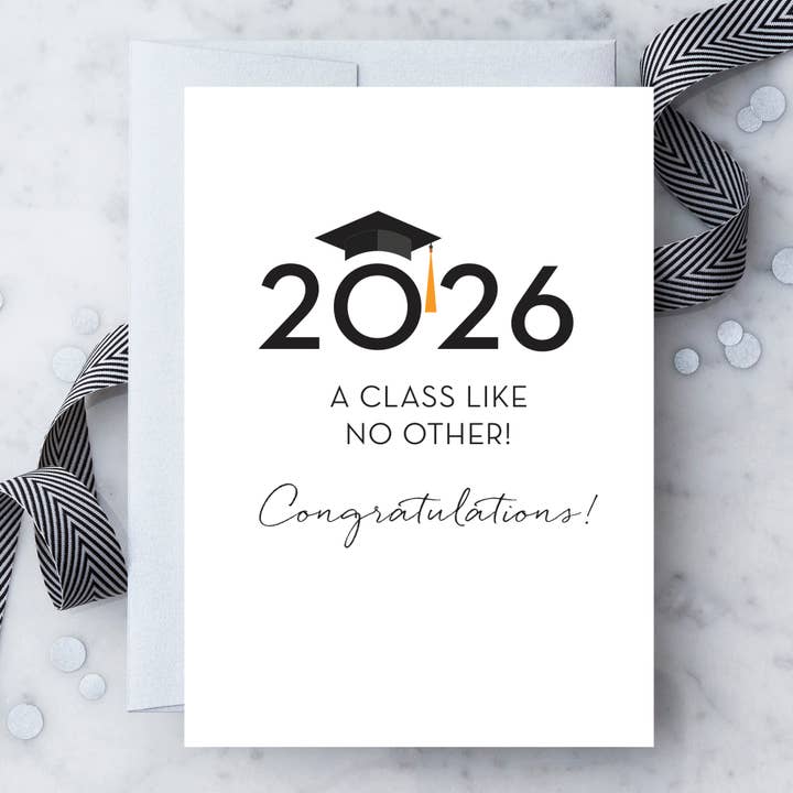 Class of 2026 Graduation Card for wholesale by Design With Heart