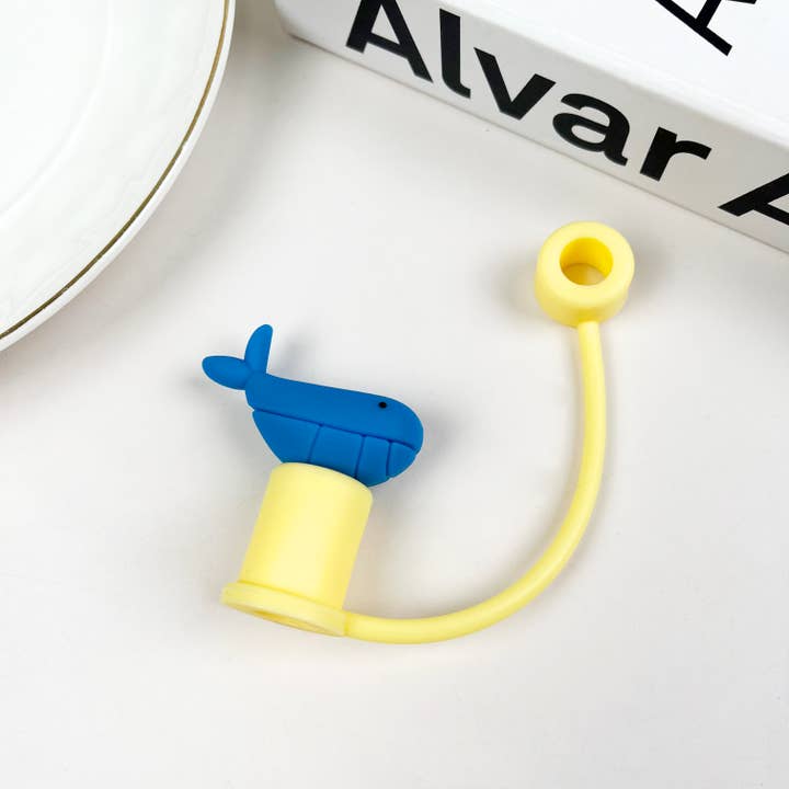 SoapElenGlen - Wholesale Drinking Straw - Straw Toppers Cute Animals Style Straw Cover1