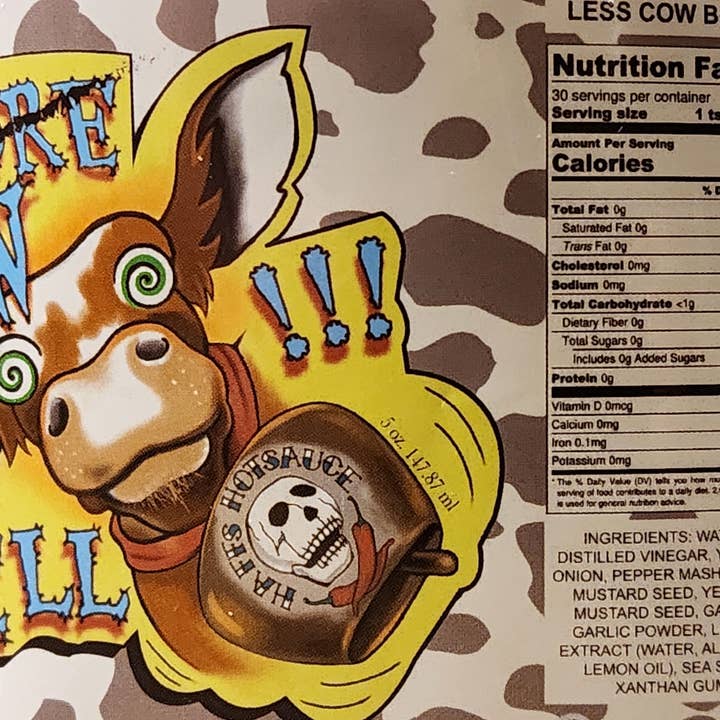 Haffs Hot Sauce - Wholesale Hot Sauce - Less Cowbell 5 oz1