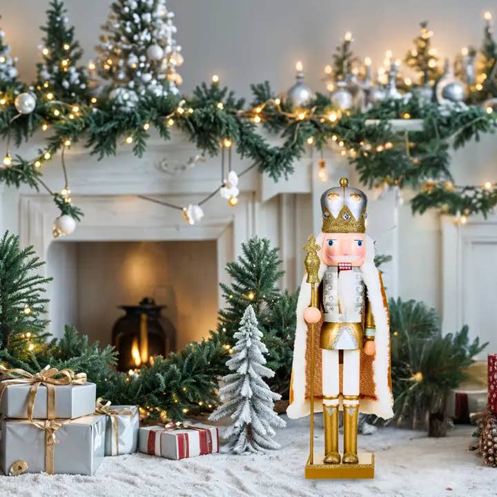 SINT - Wholesale Holiday Nutcracker - SINT 15 Inch Traditional Wooden Nutcracker for Christmas Decorations34