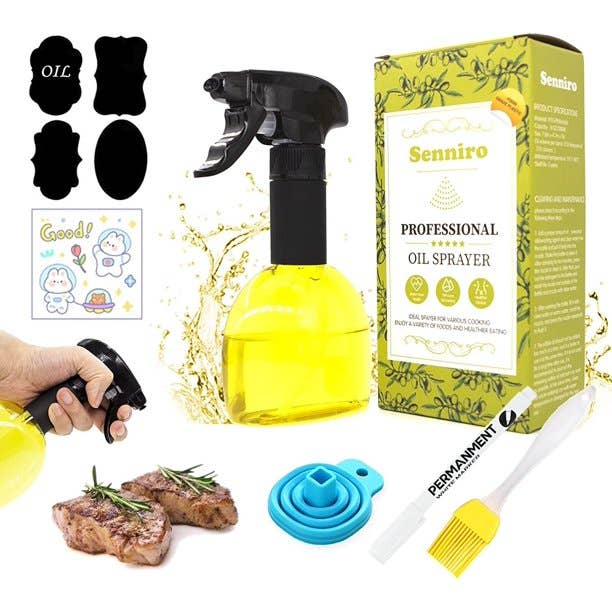 Hometeczone LLC - Wholesale Oil/Vinegar Dispenser - Oil Sprayer 8 oz Olive, Oil Mister Fryer, Canola Spritzer5