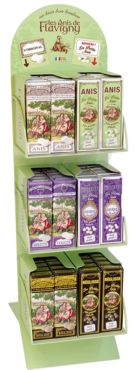 LS GROUP - Wholesale Hard Candy - Anise candies with a lovely display stand included0