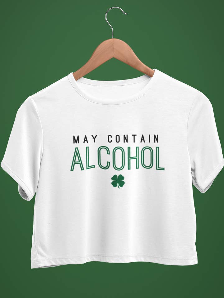 May Contain Alcohol - St. Patrick's Day Green #2 for wholesale by NG Creative