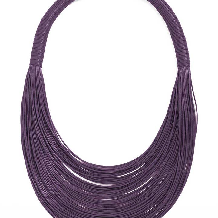 ZENZII Jewelry - Wholesale Choker/Collar - Layered Leather Rope Collar Necklace11