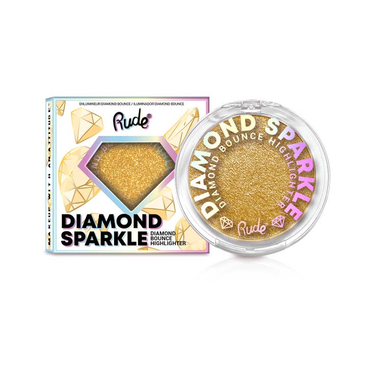 Rude Cosmetics - Wholesale Makeup highlighter - Diamond Sparkle Diamond Bounce Highlighter2