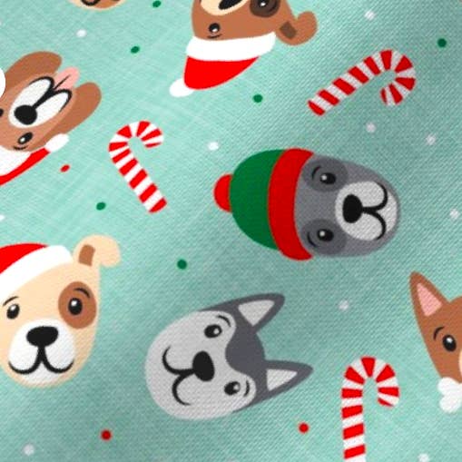 Holiday Pups RUFFLECT® Dog Bandana for wholesale by RUFFLECT Dog Bandanas
