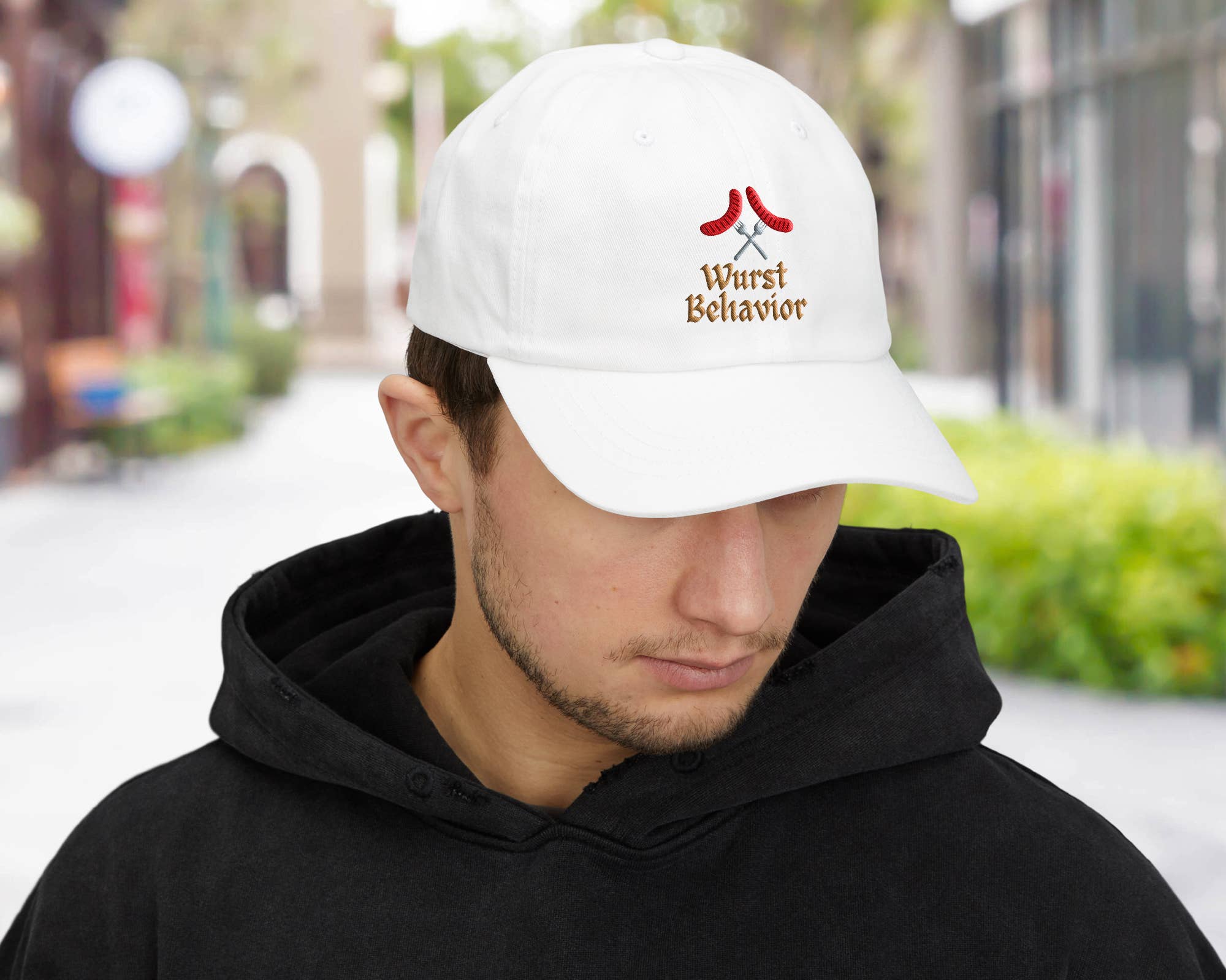 Vivtrek - Wholesale Baseball Cap - Men's - Wurst Behavior Dad Embroidered Hat Funny Oktoberfest Gift8