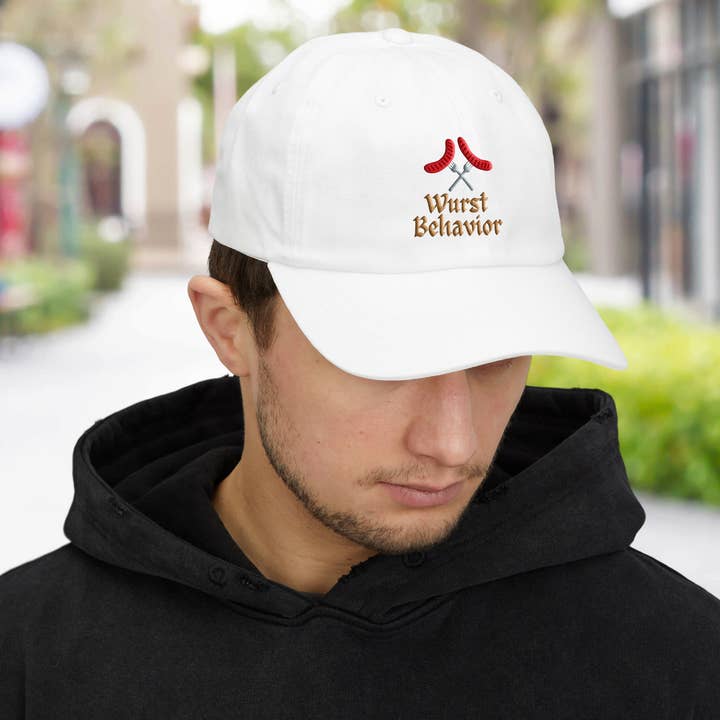 Vivtrek - Wholesale Baseball Cap - Men's - Wurst Behavior Dad Embroidered Hat Funny Oktoberfest Gift8