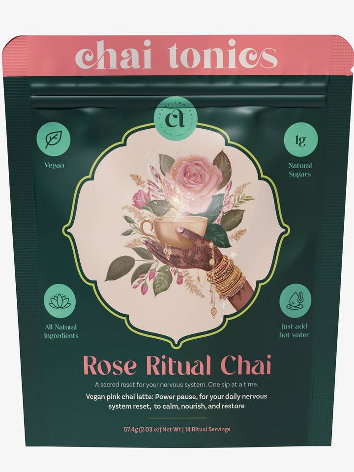 Rose Ritual Chai for wholesale by Chai Tonics Global