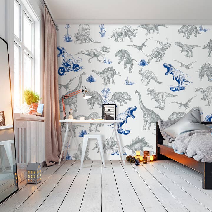 Dino Fun - Blu per la vendita all'ingrosso da parte di Lé Papiers de Ninon