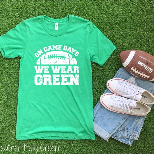 Bama Screens - Wholesale Sublimation Transfer - Exclusive Green On Game Days #BS71031