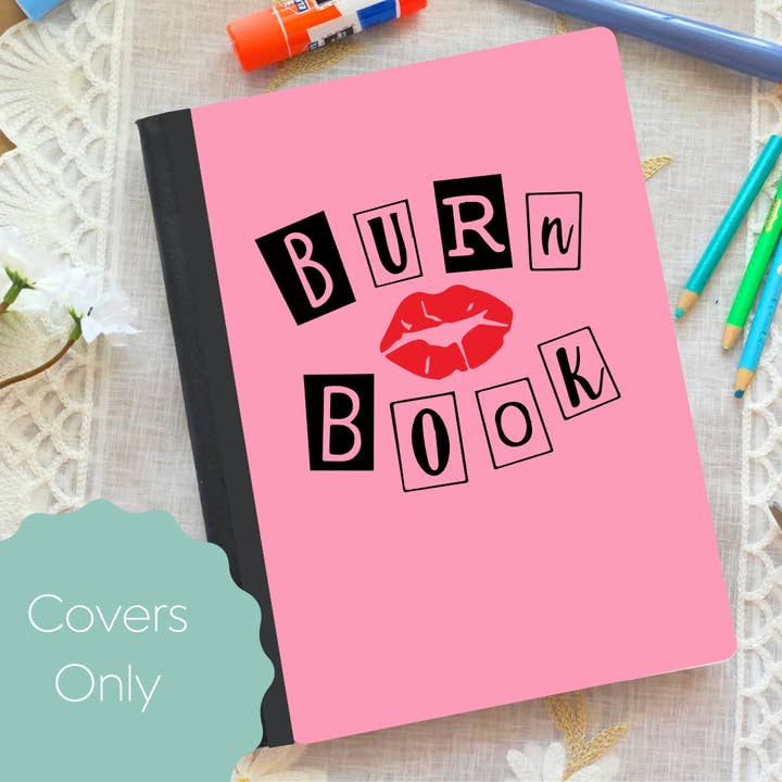 Couverture de cahier de composition - Carnet de brûlure pour la vente par Oily Graphic Creations
