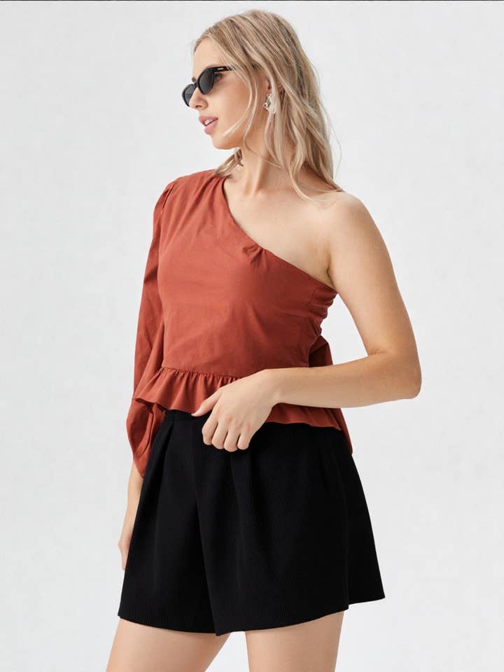 VERY J - Wholesale Skort - Women's - NP70121-Pleated Solid Corduroy Skort Shorts25