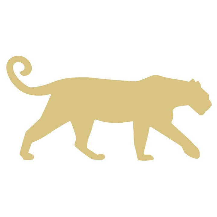 Puma Unfinished Wood Cutout Style 1 for wholesale by Diverse Woodworking