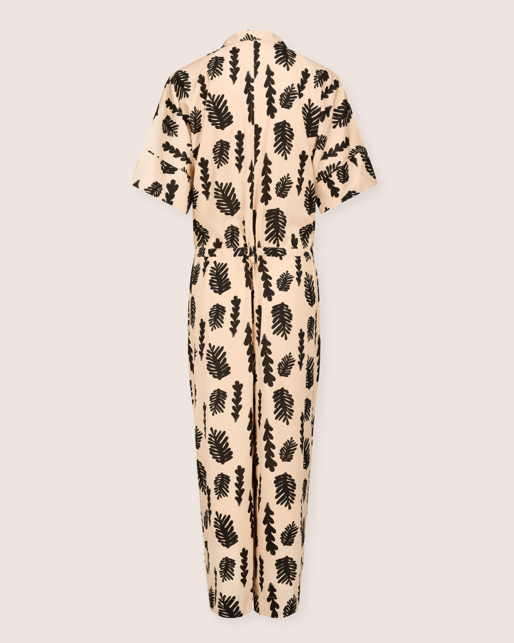 Turtledove London – wholesale Jumpsuit – Women's – Iris Cream Seaweed Print Jumpsuit3