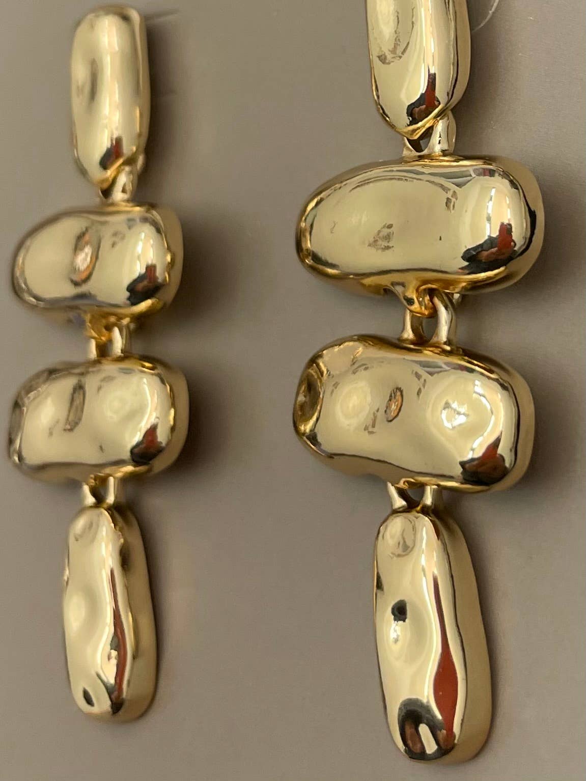 TWO FORTY TWO - Vente Boucles d'oreilles pendantes - GOLDEN - Boucles d'oreilles pendantes à étages (or brillant) BER5272