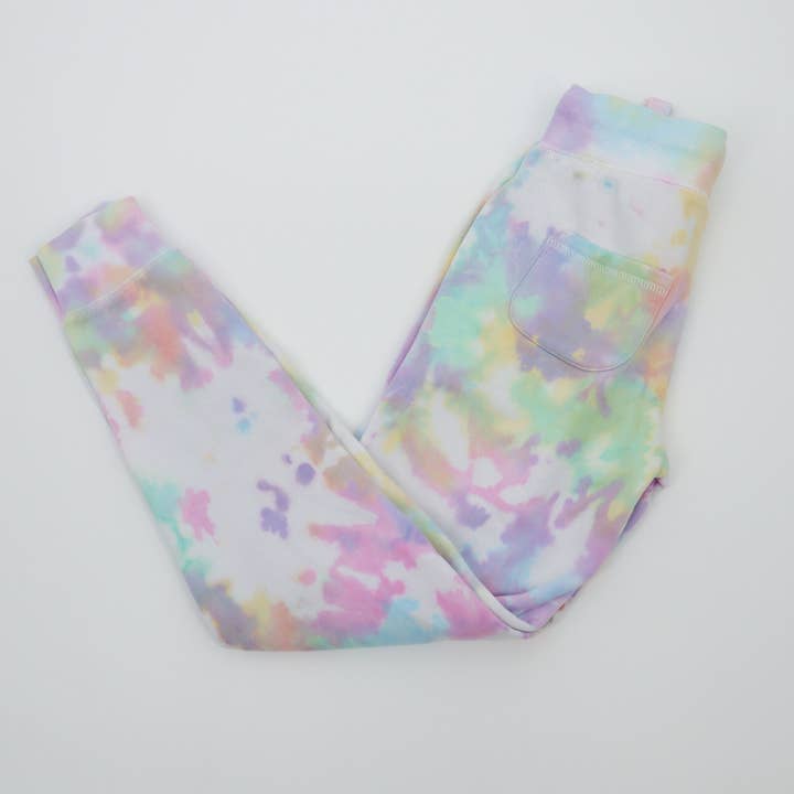 Sugar Spill – Engroshandel Loungesweatpants/jogginbukser – til kvinder – Slik Hjerter Lyse Pastel Slipsfarve Joggere3